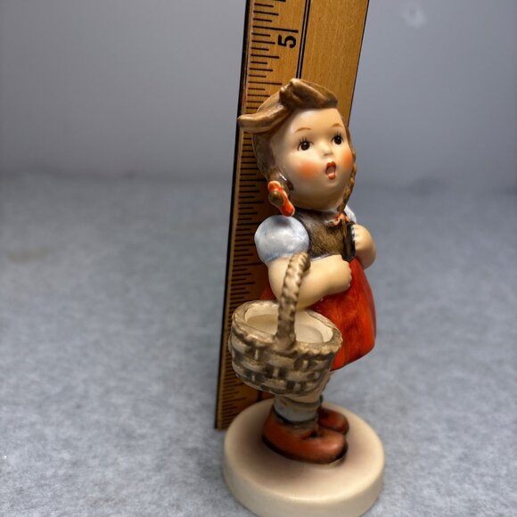 M.J. Goebel Hummel Little Shopper #96 Figurine West Germany Vintage Collectible - Picture 6 of 7